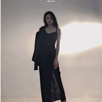 黑白模特
