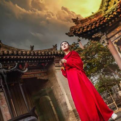 汉服模特