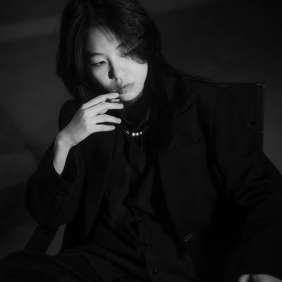 黑白模特