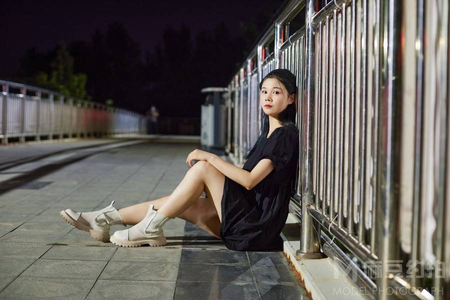 夜景模特