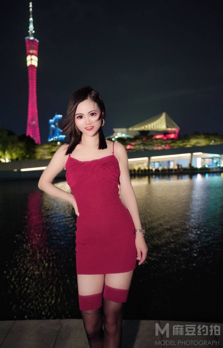 夜景模特