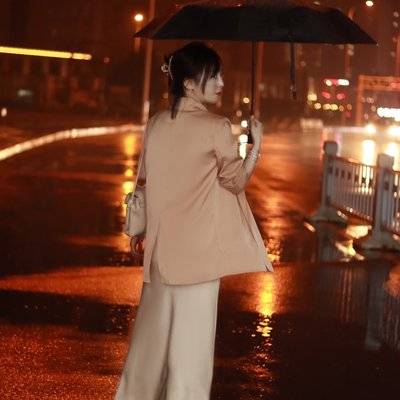 夜景模特