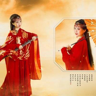 汉服模特