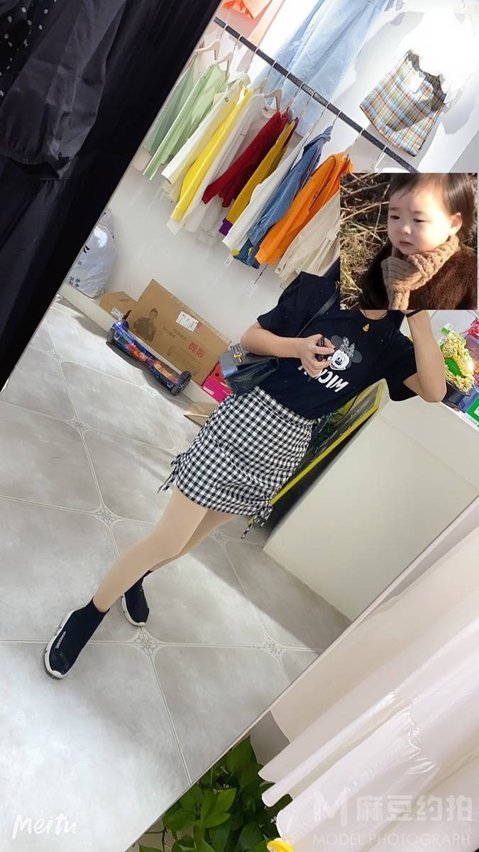 黑白模特