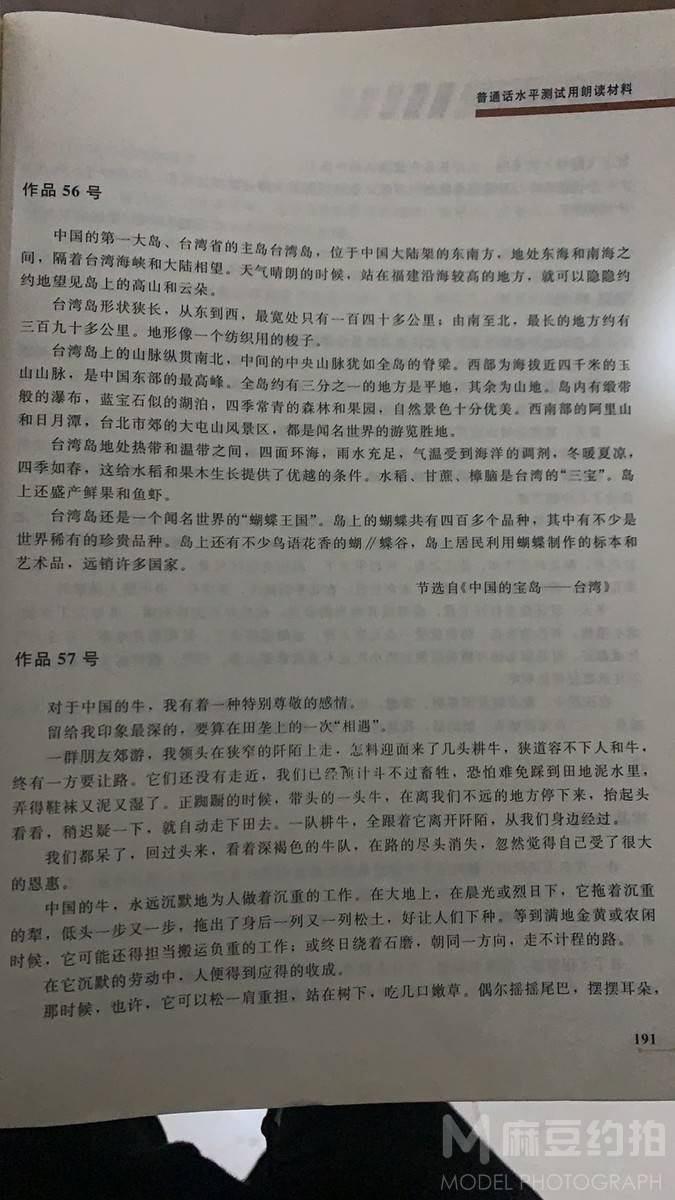 妆容模特