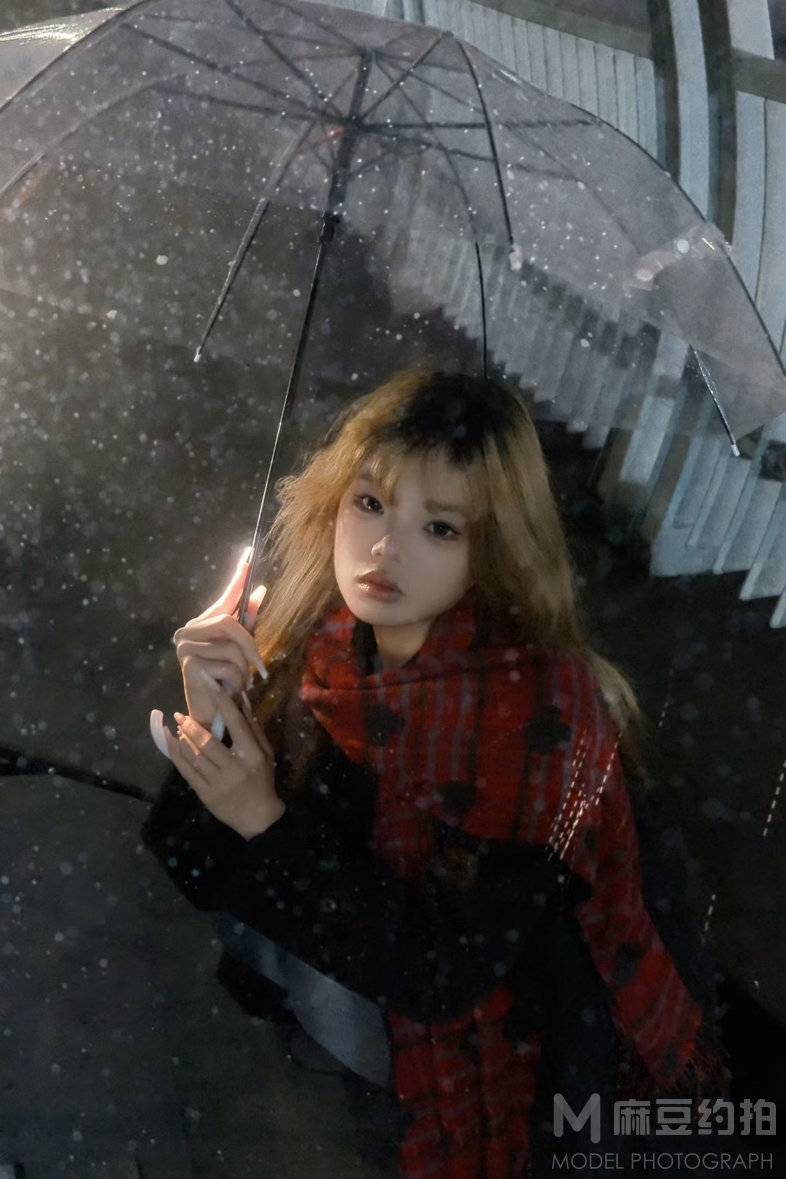 夜景模特