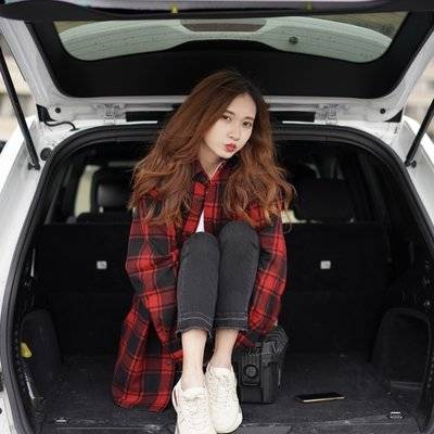 黑白模特