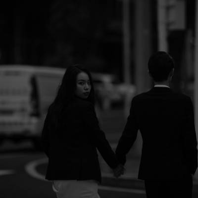黑白模特