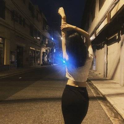 夜景模特