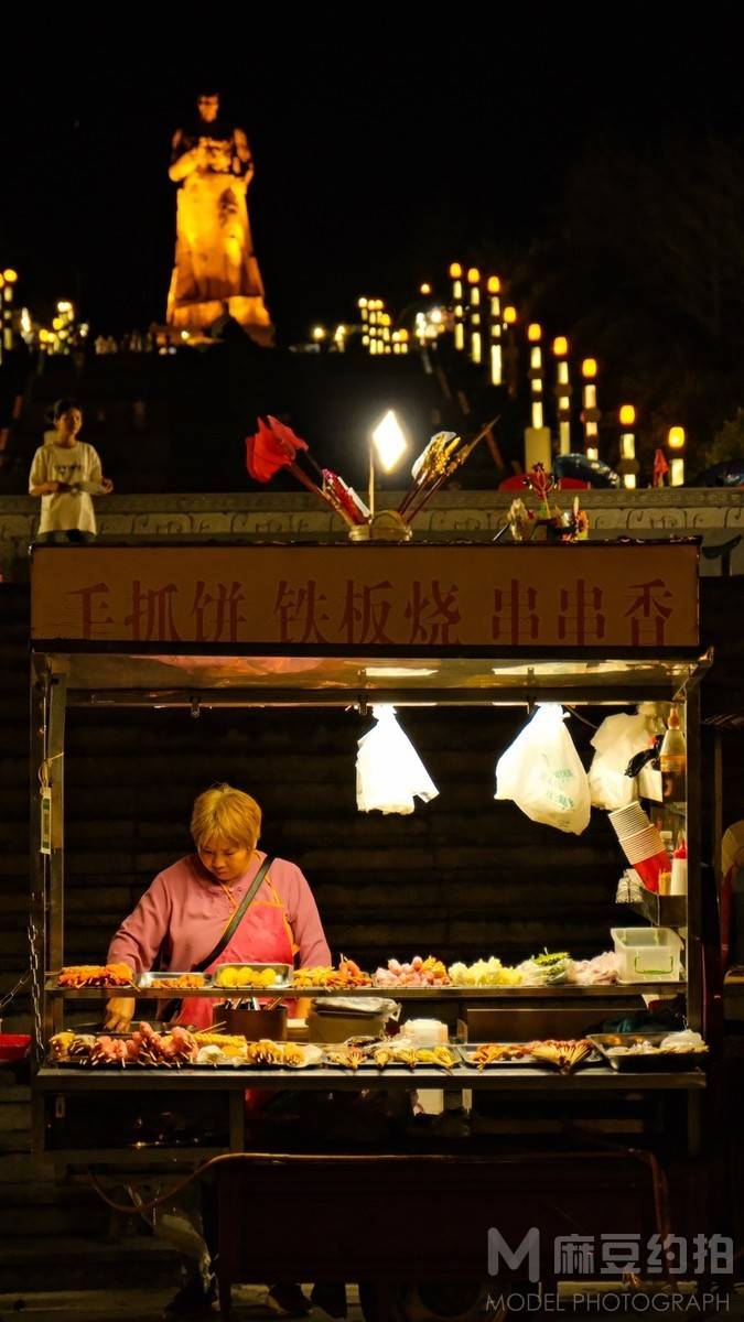 夜景模特