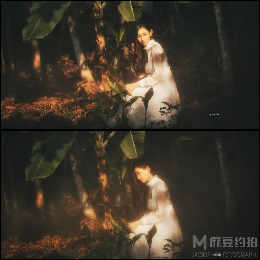 夜景模特