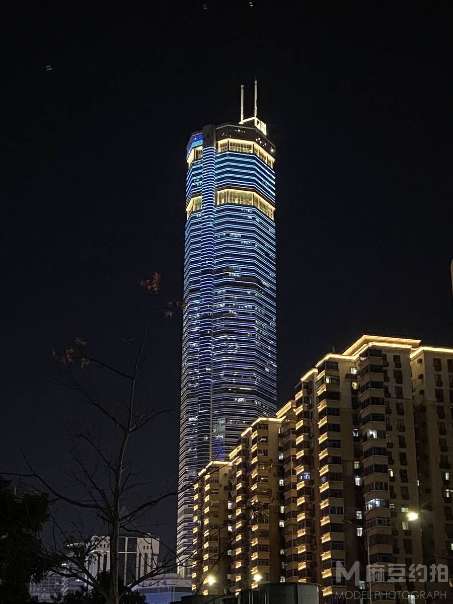 夜景模特