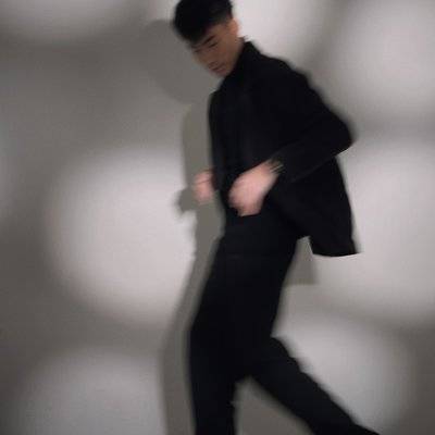 黑白模特