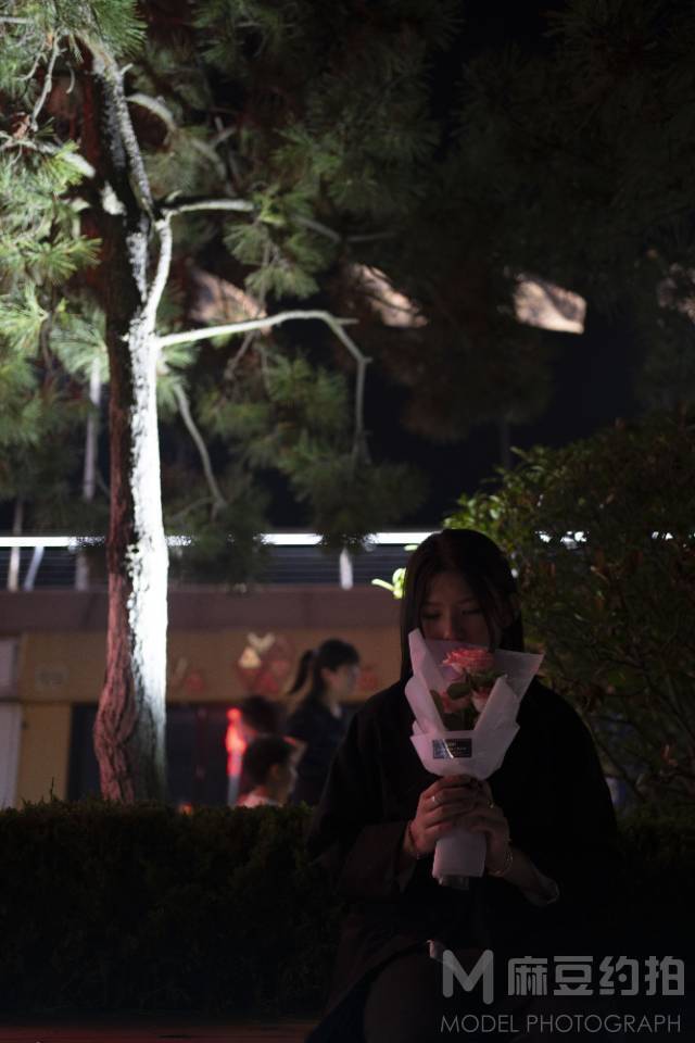 夜景模特