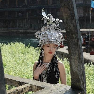 黑白模特