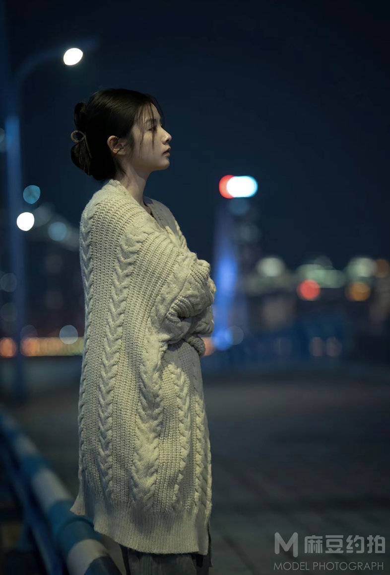 夜景模特