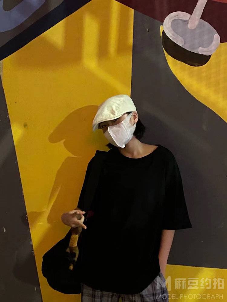 黑白模特