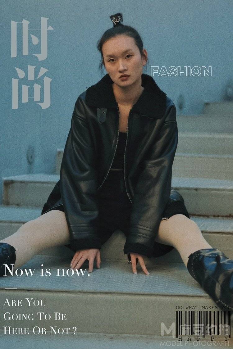 黑白模特
