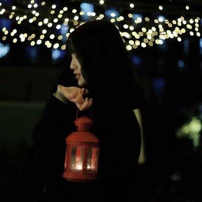 夜景模特