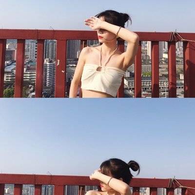黑白模特