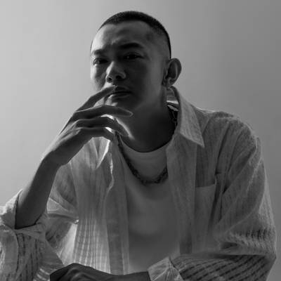 黑白模特