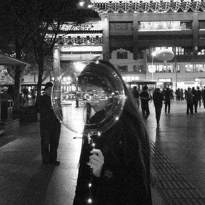 夜景模特