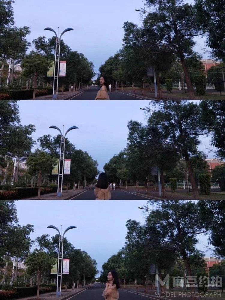 黑白模特