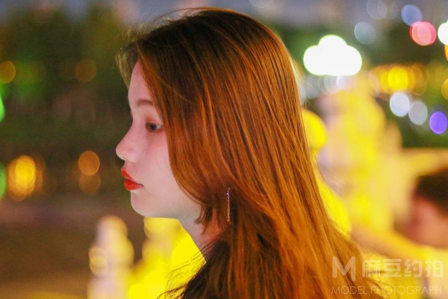 夜景模特