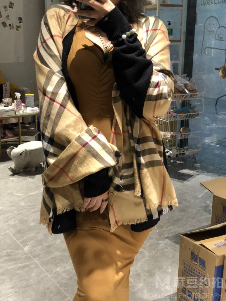 黑白模特
