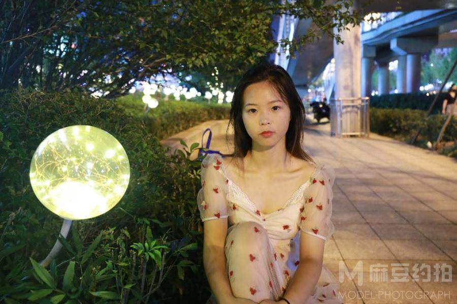 夜景模特
