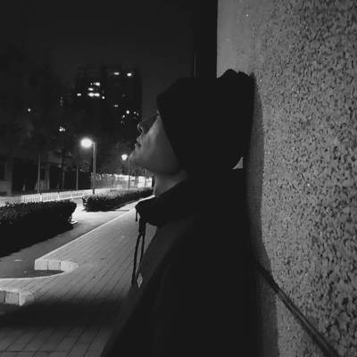黑白模特