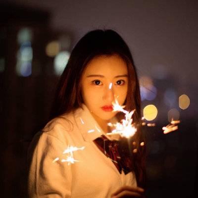 夜景模特