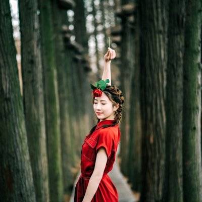 森系模特