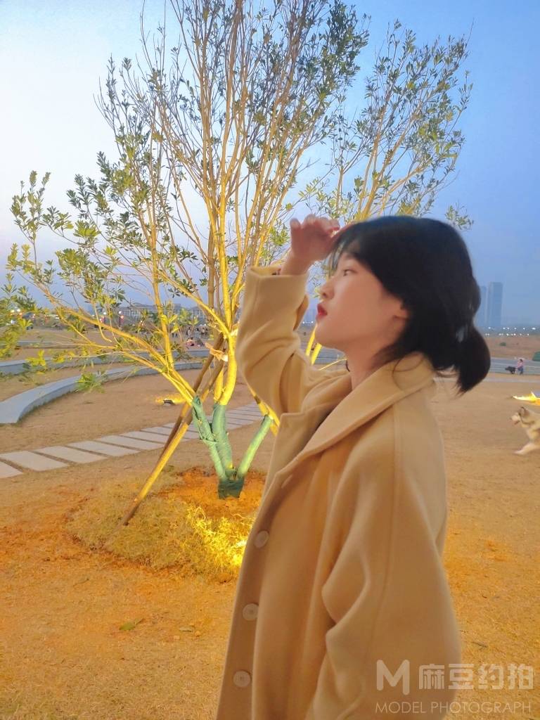 夜景模特