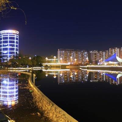 夜景模特