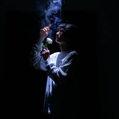 黑白模特