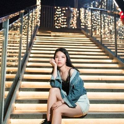 夜景模特