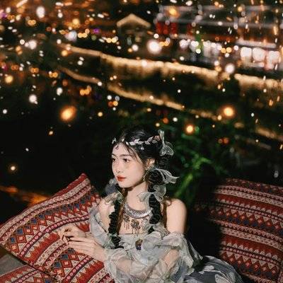 夜景模特