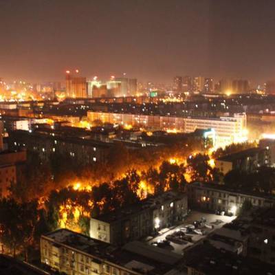 夜景模特