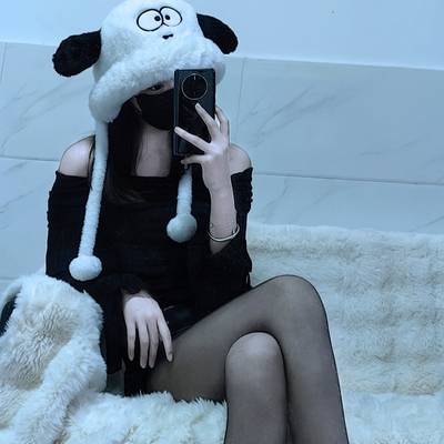 黑白模特