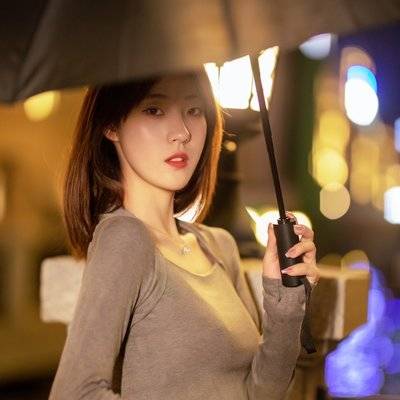 夜景模特