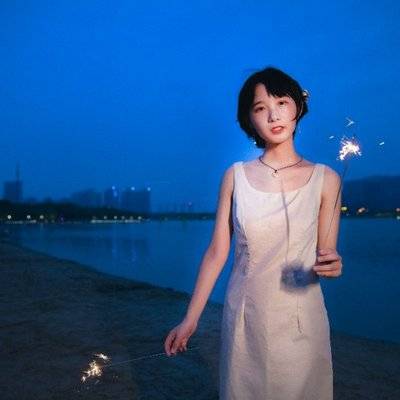 夜景模特
