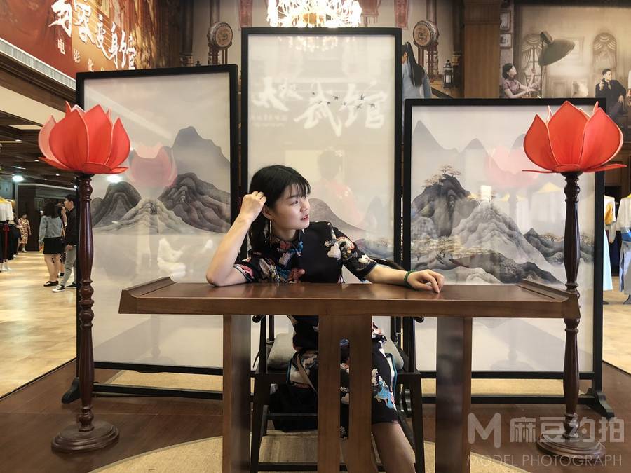 旗袍模特