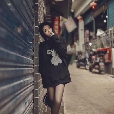 夜景模特
