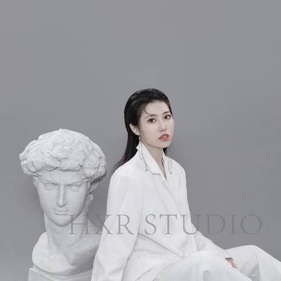 黑白模特