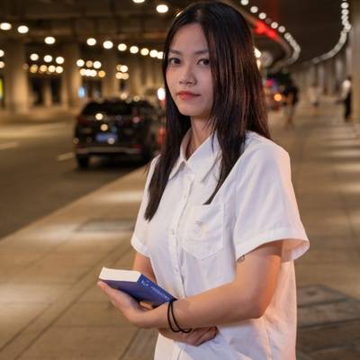 夜景模特
