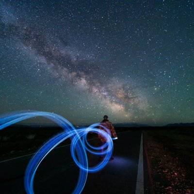 夜景模特