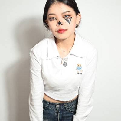 黑白模特