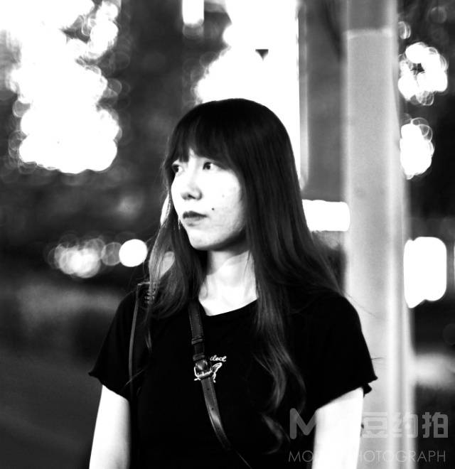 黑白模特