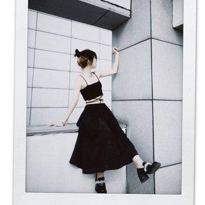 黑白模特